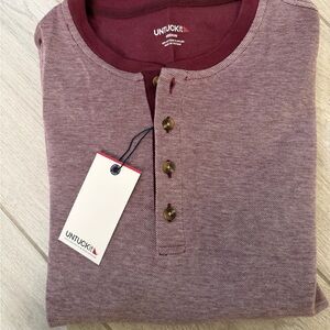 UNTUCKit Men's Maroon Henley